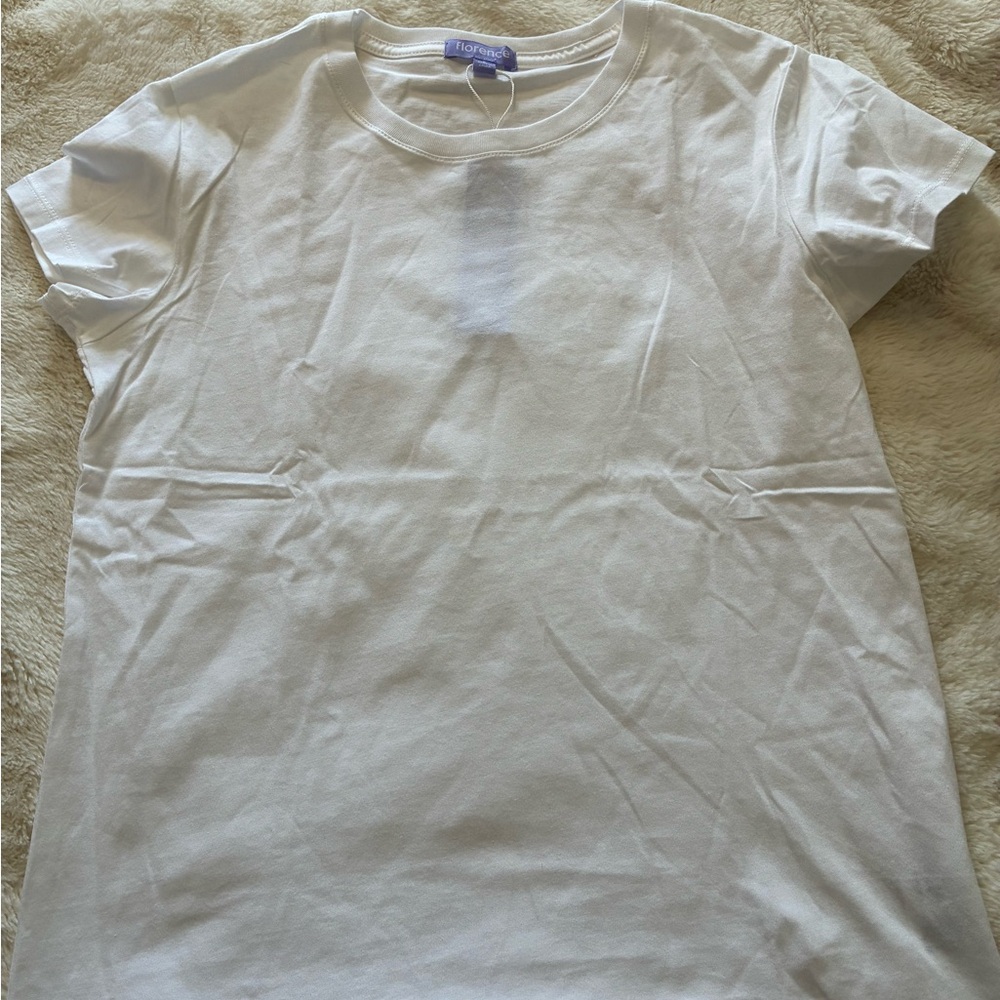 Florence by Mills White Short Sleeve Tee